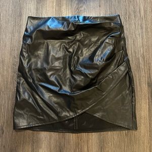 SHEIN Leather Skirt